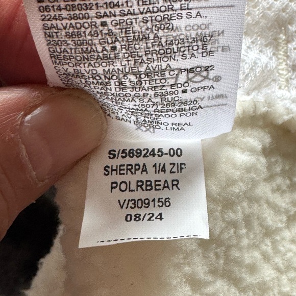 Old Navy Sherp 1/4 Zip Polar Bear - Picture 10 of 10